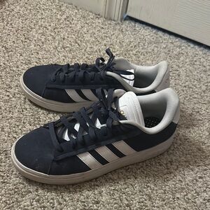 Adidas Blue and White Classic Sneakers